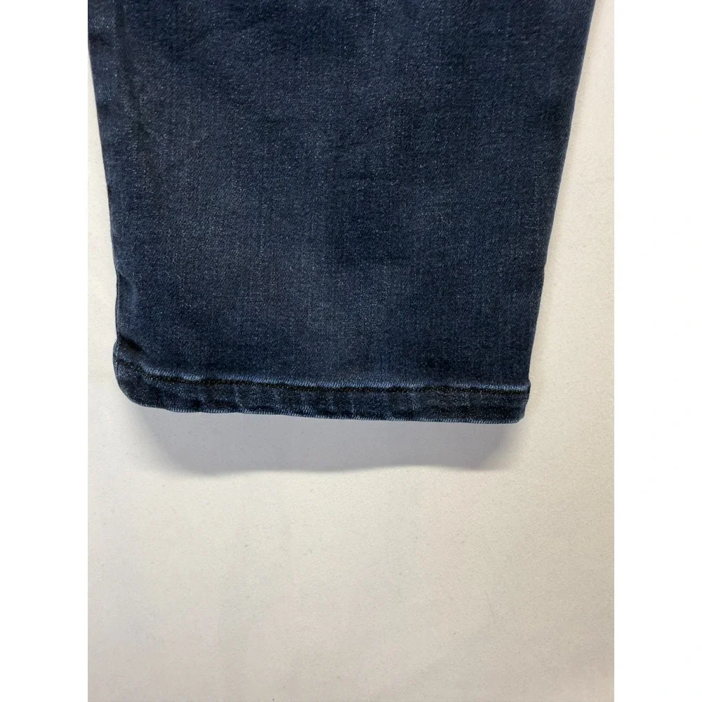 Banana Republic Traveler Jeans Mens 35x26 Blue Dark Wash Denim Slim Fit Low Rise